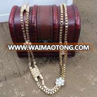 cheap good quality flower diamond lady's metal waist chain Women Waist Chain Belt For Lady Dress Fashion Belt Women Chain